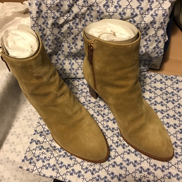 Sarah Flint Perfect Zip Bootie 70 in Camel Crosta - Size 38.5 - Picture 11 of 12